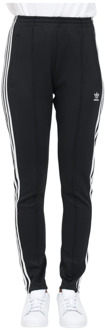 adidas Originals Zwarte sportieve broek voor dames Adidas Originals , Black , Dames - M,S
