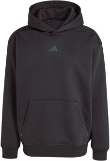 adidas Oversize Sweater Met Capuchon Heren-Zwart - S,M,L,XL,XXL