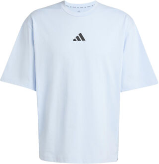 adidas Oversize T-shirt Heren-Blauw,Zwart - M,L