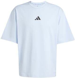 adidas Oversize T-shirt Heren-Blauw,Zwart - XL