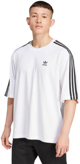 adidas Oversize T-shirts Heren - Wit - Maat XS - Katoen Jersey White