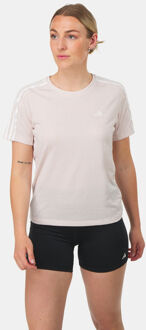 adidas Own the Run 3-Stripes T-shirt Paars - XL