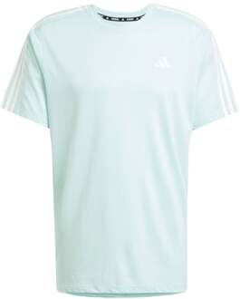 adidas Own The Run 3S Hardloopshirt Heren-Groen - M