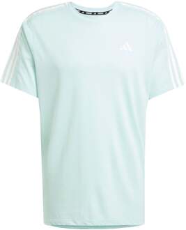 adidas Own The Run 3S Hardloopshirt Heren-Groen - S,M,L