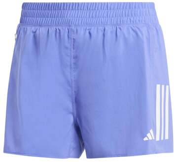 adidas Own The Run 4inch Hardloopshorts Dames-Blauw - XS