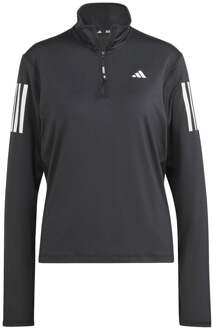 adidas Own The Run B Half-Zip Longsleeve Dames-Zwart