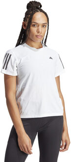 adidas Own The Run B Tee Hardloopshirt Dames wit - XS