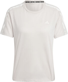 adidas Own The Run E 3S Tee Hardloopshirt Dames crème - XS