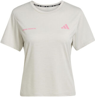 adidas Own The Run Hardloopshirt Dames crème - XS,S,L,XL