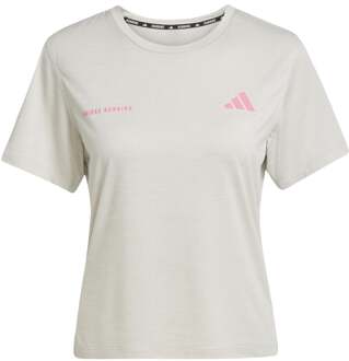 adidas Own The Run Hardloopshirt Dames crème - XS