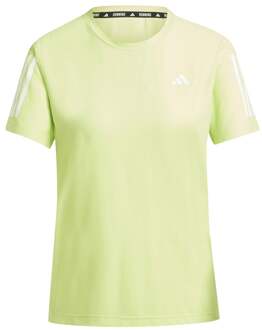 adidas Own The Run Hardloopshirt Dames-Groen - S