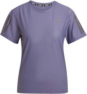 adidas Own the Run Hardloopshirt Dames lila - XS,S,M,L,XL