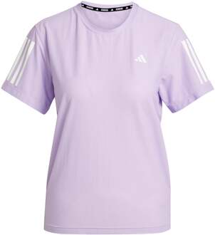 adidas Own the Run Hardloopshirt Dames mauve - XS,S,M,L,XL