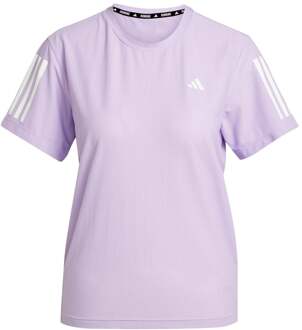 adidas Own the Run Hardloopshirt Dames mauve - XS,S,M,XL