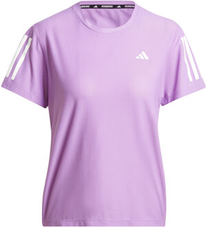 adidas Own the Run Hardloopshirt Dames mauve - XS