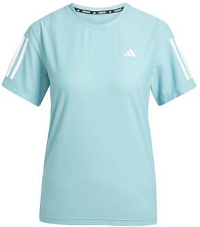 adidas Own The Run Hardloopshirt Dames-Mint - XS,S,M
