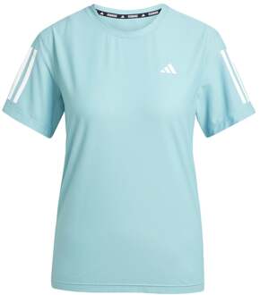 adidas Own The Run Hardloopshirt Dames-Mint - XS,XL