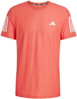 adidas Own the Run Hardloopshirt Heren-koraal - S,M,L,XL,XXL