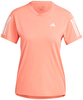 adidas own the run hardloopshirt roze dames - S