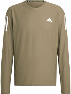 adidas Own The Run Longsleeve Tee Shirt Groen - M