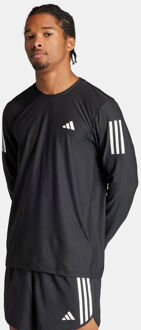 adidas Own The Run Longsleeve Tee Shirt Zwart - M