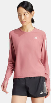 adidas Own The Run LS Tee Dames Paars - M