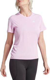 adidas Own the Run Shirt Dames licht roze - wit - XS