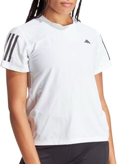 adidas Own the Run Shirt Dames wit - zwart - L