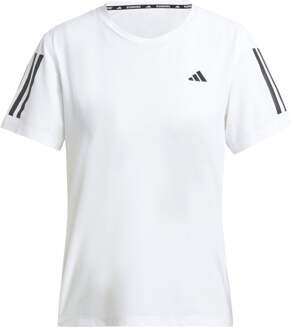 adidas Own the Run Shirt Dames wit - zwart - M