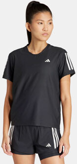 adidas Own the Run Shirt Dames zwart - wit - L