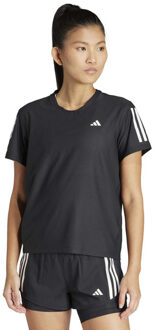 adidas Own the Run Shirt Dames zwart - wit - M