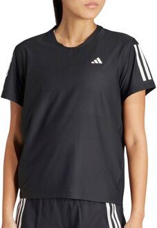 adidas Own the Run Shirt Dames zwart - wit - XS