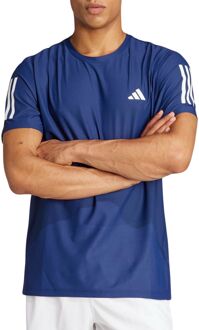 adidas Own the Run Shirt Heren blauw - wit - L