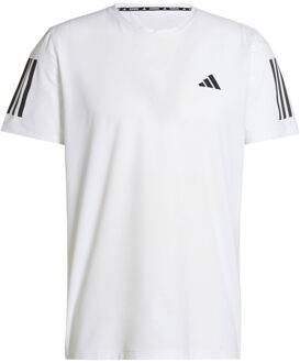 adidas Own the Run Shirt Heren wit - zwart - XL