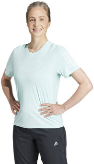 adidas Own The Run T-shirt Adidas , Blue , Dames - XS