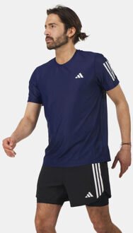 adidas Own The Run T-Shirt Blauw - XL