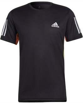 adidas Own The Run T-Shirt T-shirt Heren-Zwart,Rood - XS,S