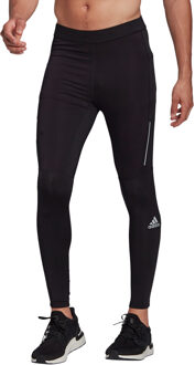 adidas Own The Run Tight - Hardloop Tight Zwart - M