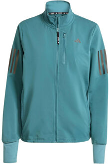 adidas Own The Run Winter Hardloopjas Dames-Donkergroen - L