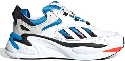adidas Ozmorph Sneakers Heren wit - blauw - zwart - 42