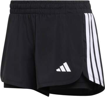 adidas Pacer 2In1 Shorts Dames zwart