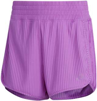 adidas Pacer Rib Shorts Dames-Berry bes - XL