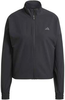 adidas Pacer Trainingsjack Dames-Zwart - XS