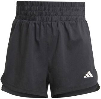 adidas Pacer Woven High Shorts Dames-Zwart - XS