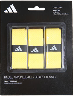 adidas Padel Overgrip Verpakking 3 Stuks geel - one size