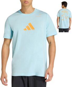 adidas Padel Zone Graphic Shirt Heren - XL