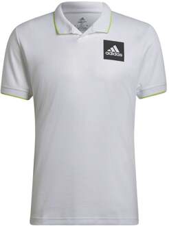 adidas Paris FLFT Polo Heren-Wit - S