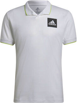adidas Paris Freelift Polo Heren wit - S
