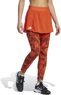 adidas Paris MA Skirt & Tight Dames oranje - L