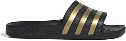 adidas Performance Adilette Aqua badslippers zwart/goud - 46